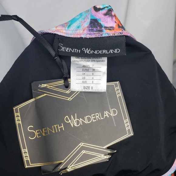 Seventh Wonderland Bikini Set Size 4 rever marbled - Picture 8 of 8